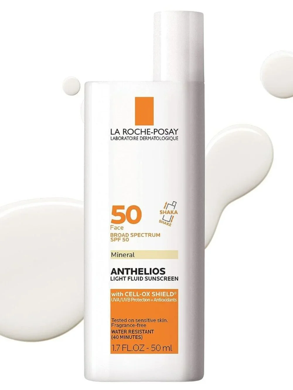 La Roche-Posay Anthelios Mineral Light Fluid Sunscreen for Face in 5 shades